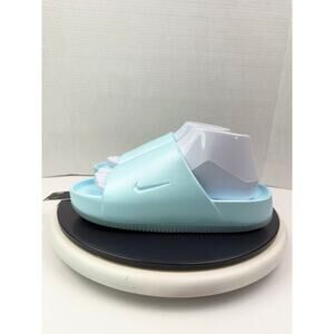 Nike Calm Slide SE Womens Size 9 Glacier Blue Sandals FV5940-400 Slip On Shoes